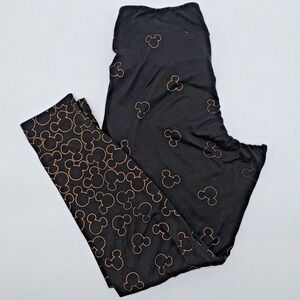 Disney Parks Bronze Leggings Belle of the Ball Mickey Icon Gradient Women's XL